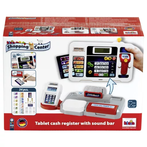 Theo Klein 9389 tablet pénztárgép soundbarral