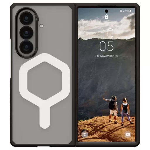 Urban Armor Gear Mouve Case Samsung Galaxy Z Fold7 Átlátszó, Fekete Mágnes modullal 214505114343