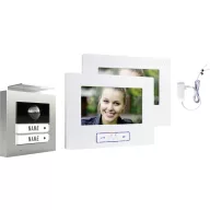   m-e modern-electronics VDV 20206 S Videó kaputelefon Fehér, Antracit