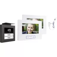   m-e modern-electronics VDV 20206 A Videó kaputelefon Fehér, Fekete