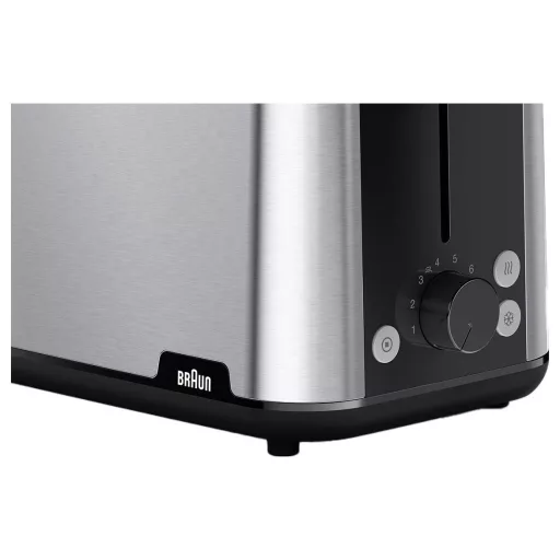 Braun HT 1510 BK Kenyérpirító BPA mentes Nemesacél, Fekete