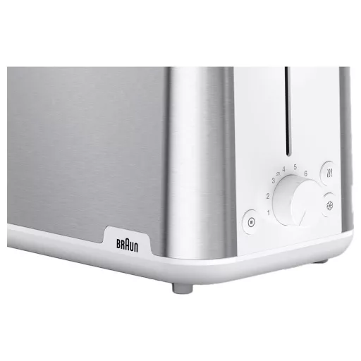 Braun HT 1510 WH Kenyérpirító BPA mentes Nemesacél, Fehér