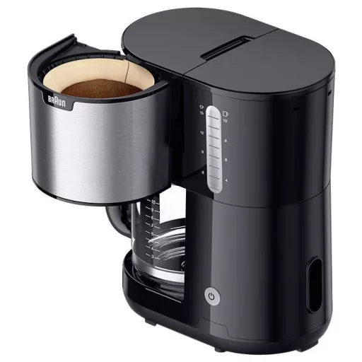 Braun KF 1500 BK Kávéfőző Fekete, Nemesacél Kapacitás, csésze=10 Üveg kanna