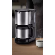   Braun KF 1505 BK Kávéfőző Nemesacél, Fekete Kapacitás, csésze=9