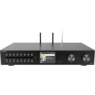   Telestar TOP 550 Schwarz HiFi tuner Fekete Internetrádió, Bluetooth®, CD lejátszó, DAB+, USB