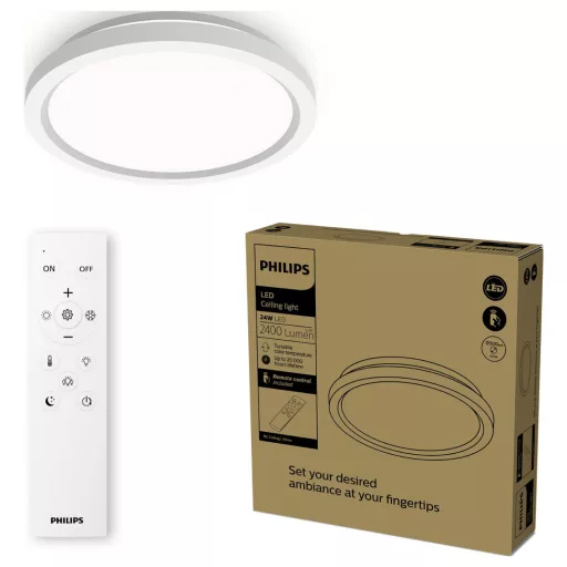 Philips 8721103055927 Mennyezeti lámpa, LED-es mennyezeti lámpa Fehér