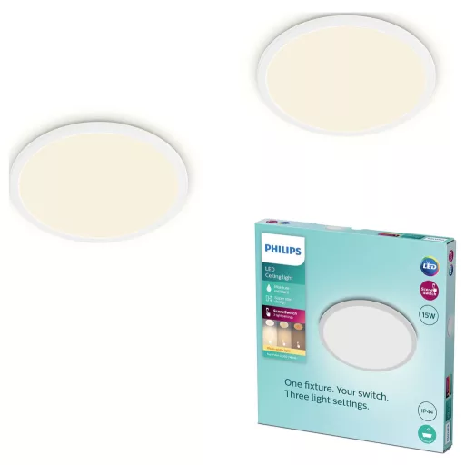 Philips 8721103040916 Mennyezeti lámpa, LED-es mennyezeti lámpa Fehér