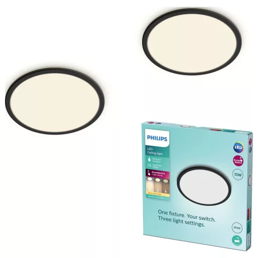 Philips 8721103042781 Mennyezeti lámpa, LED-es mennyezeti lámpa Fekete