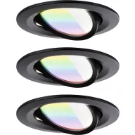   Paulmann 92437 LED-es mennyezeti lámpa, LED-es beépíthető lámpa 6 W Fekete (matt)
