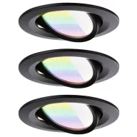   Paulmann 92437 LED-es mennyezeti lámpa, LED-es beépíthető lámpa 6 W Fekete (matt)