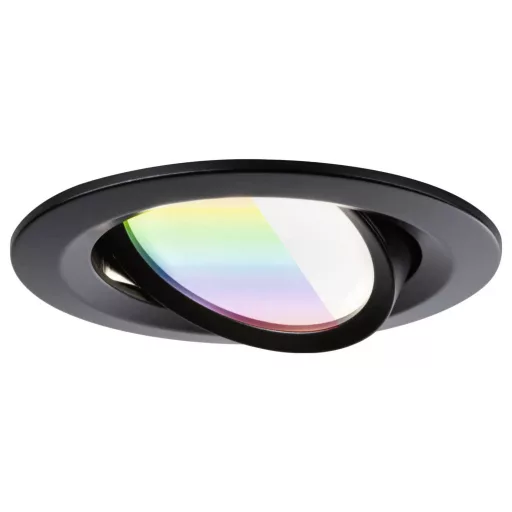 Paulmann 92437 LED-es mennyezeti lámpa, LED-es beépíthető lámpa 6 W Fekete (matt)