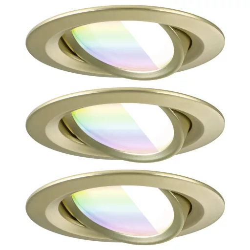 Paulmann 92436 LED-es mennyezeti lámpa, LED-es beépíthető lámpa 6 W Arany (matt)