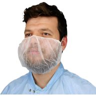 Antistat 600-3032 Integrity eldobható szakállháló Fehér