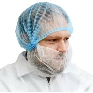 Antistat 600-3034 Mob Caps Bouffant Stílusú Rakott Kék