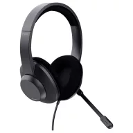   Trust Trust Ayda Max - Headset - On-Ear - kabelgebunden Fejhallgató audiochip Vezetékes Fekete Noise Cancelling