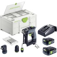   Festool CXS 12 2,5-Set 576865 Akkus fúrócsavarozó 10.80 V 2.50 Ah akkuval, Töltővel