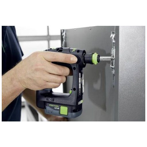 Festool CXS 12 2,5-Set 576865 Akkus fúrócsavarozó 10.80 V 2.50 Ah akkuval, Töltővel