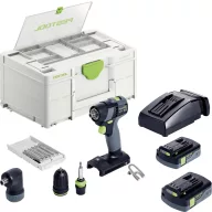   Festool TXS 18 C 3,0-Set 576896 Akkus fúrócsavarozó 18 V 3.00 Ah akkuval, Töltővel