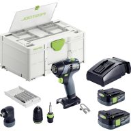   Festool TXS 12 2,5-Set 576874 Akkus fúrócsavarozó 10.80 V 2.50 Ah akkuval, Töltővel