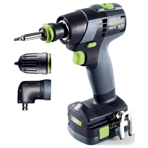 Festool TXS 12 2,5-Set 576874 Akkus fúrócsavarozó 10.80 V 2.50 Ah akkuval, Töltővel