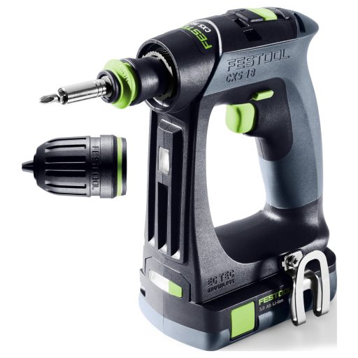 Festool CXS 18 C 3,0-Plus 576883 Akkus fúrócsavarozó 18 V 3.00 Ah akkuval, Töltővel
