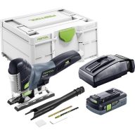   Festool PSC 420 HPC 4,0 EBI-Plus Akkus asztali fűrész 576525 akkuval, Töltővel 18 V 4.00 Ah