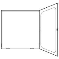   ABN WMS28-55 WMS28-55 Fogyasztásmérő szekrény Tartalom, tartalmi egységek rendelésenként 1 db