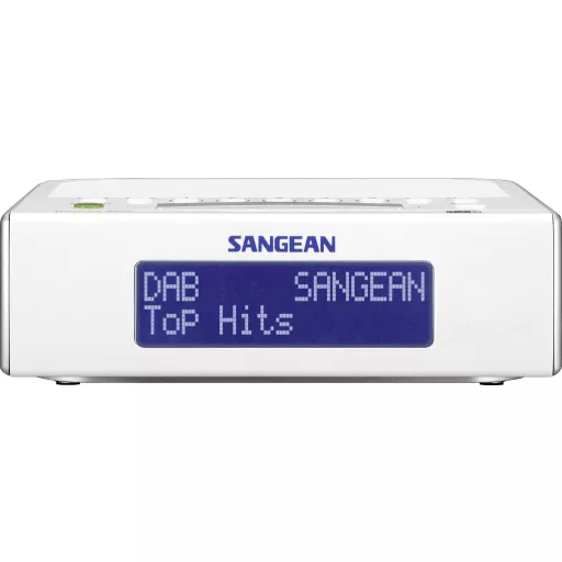 Sangean DCR-89+ Rádiós ébresztőóra DAB+, URH AUX Fehér