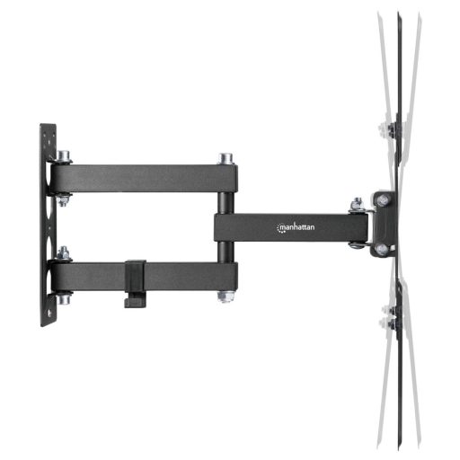 Manhattan TV fali tartó 58,4 cm (23) - 127,0 cm (50) Dönthető, Csuklóval mozgatható Sarokba szerelhető, Alkalmas hajlított TV-khez