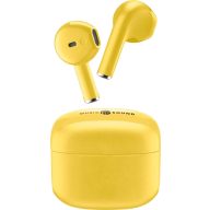   Cellularline In Ear headset Bluetooth®, Vezeték nélküli Sárga Töltőtok