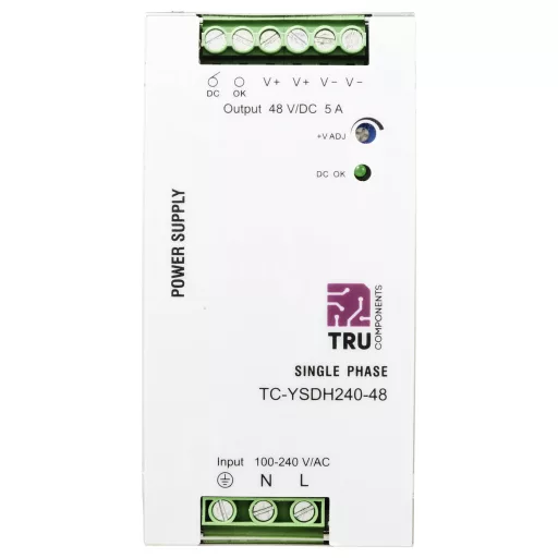 TRU COMPONENTS TC-13850164 Kalapsínes tápegység 48 V/DC 5 A 240 W Kimenetek száma:1 x Tartalom, tartalmi egységek rendelésenként 1 db