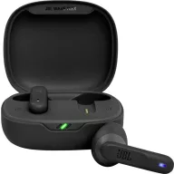   JBL Wave Flex In Ear fejhallgató Vezeték nélküli, Bluetooth® Stereo Fekete Töltőtok, Elemtöltés kijelzés, Víztaszító Sport