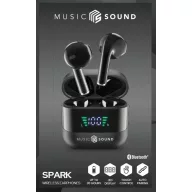   Cellularline neu In Ear headset Bluetooth®, Vezeték nélküli Fekete Töltőtok, Elemtöltés kijelzés, Hangerő szabályozás