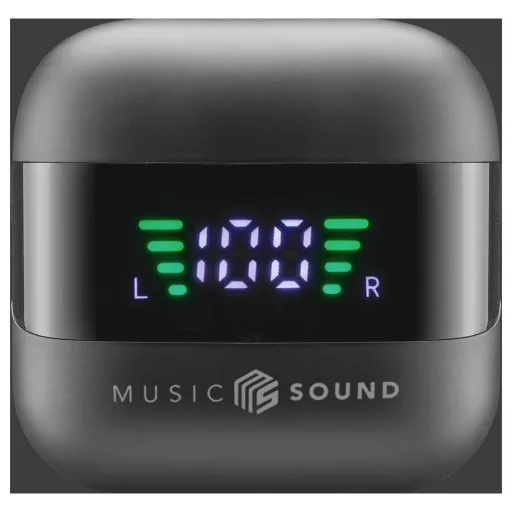 Cellularline neu In Ear headset Bluetooth®, Vezeték nélküli Fekete Töltőtok, Elemtöltés kijelzés, Hangerő szabályozás