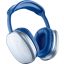 Cellularline Over Ear headset Bluetooth®, Vezeték nélküli, Vezetékes Kék Hangerő szabályozás, Mikrofon némítás