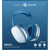   Cellularline Over Ear headset Bluetooth®, Vezeték nélküli, Vezetékes Kék Hangerő szabályozás, Mikrofon némítás