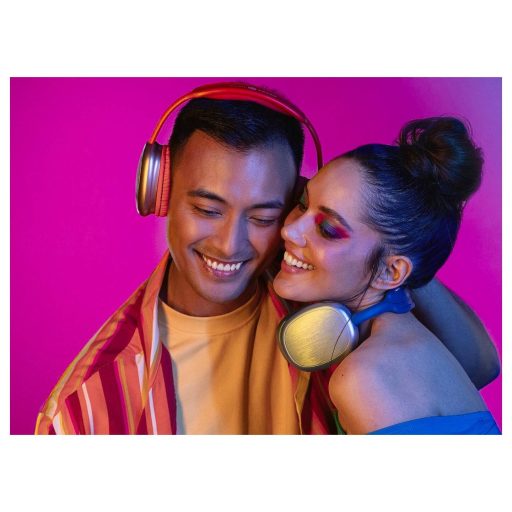 Cellularline Over Ear headset Bluetooth®, Vezeték nélküli, Vezetékes Kék Hangerő szabályozás, Mikrofon némítás