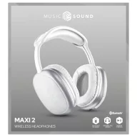   Cellularline Over Ear headset Bluetooth®, Vezeték nélküli, Vezetékes Fehér Hangerő szabályozás, Mikrofon némítás