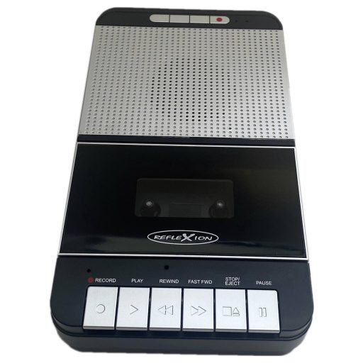 Reflexion Hordozható kazetta lejátszó MP3 Fekete, Szürke