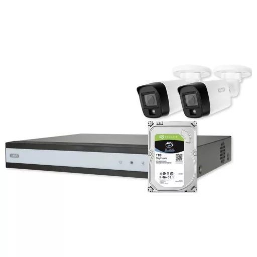 ABUS TVVR33623T Vezetékes IP-Távfelügyeleti készlet1920 x 1080 pixel