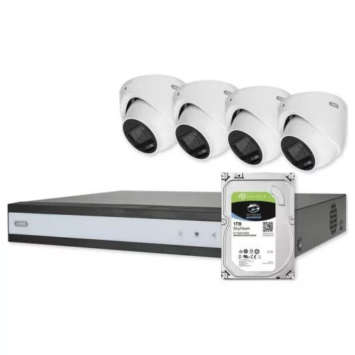 ABUS ABUS TVVR33843D 8-Kanal Hybrid Analog Komplettset TVVR33843D Vezetékes IP-Távfelügyeleti készlet2960 x 1665 pixel
