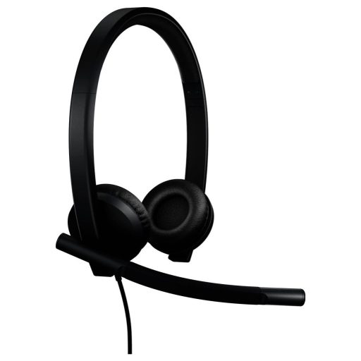 Logitech H570e On Ear headset Vezetékes Fekete HiFi