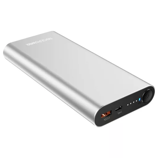 RealPower REALPOWER PB-20000 PD Pro Powerbank 20.000 mAh Ezüst