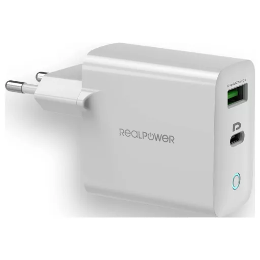 RealPower REALPOWER PB-20000 PD Pro Powerbank 20.000 mAh Ezüst