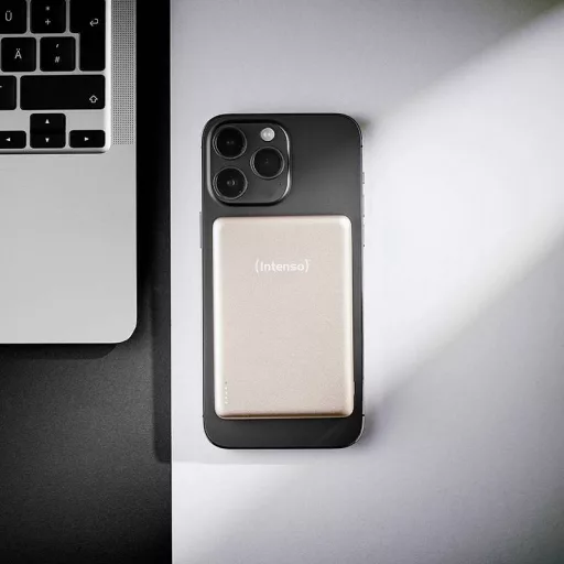 Intenso Intenso Power Bank MW10000 champagne Powerbank 10000 mAh Power Delivery LiPo USB-C® Pezsgő