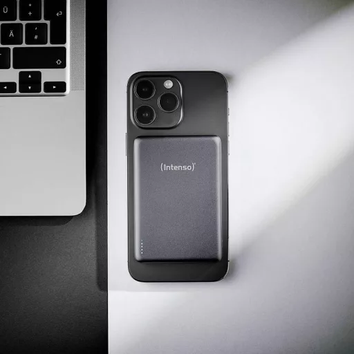 Intenso Intenso Power Bank MW10000 grey Powerbank 10000 mAh Power Delivery LiPo USB-C® Szürke