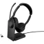 Jabra JABRA Evolve2 55 Link 380/390a UC Stereo On Ear headset Fekete Számítógép