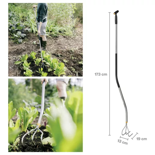Fiskars 1076978 Kultivátor Munkaszélesség 13 cm