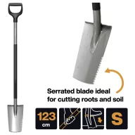 Fiskars 1066714 Ásó Munkaszélesség 18 cm D fogantyú