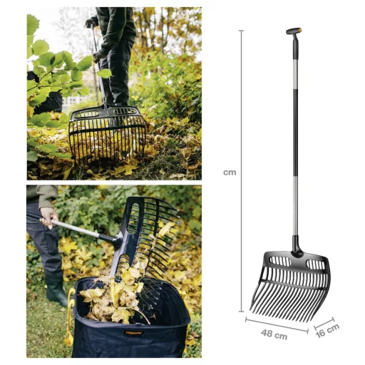 Fiskars 1077116 Ásó, Gereblye Munkaszélesség 48 cm